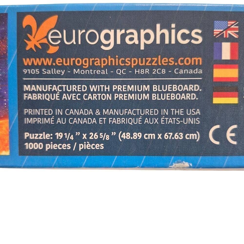 Eurographics Planets of the Solar System 1000 pc Jigsaw Puzzle USED - Picture 2 of 9